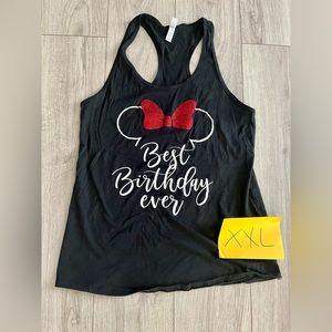 Disney Best Birthday Ever tank top
